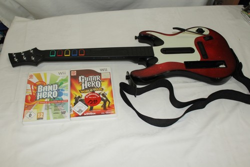 Nintendo wii guitar hero - nintendo,