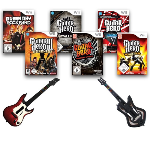 Nintendo wii guitar - nintendo,
