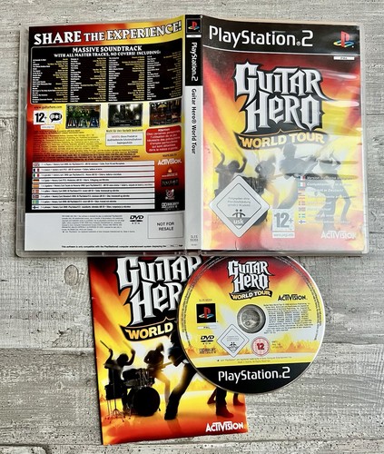 Ps2 spiel guitar hero world - ps2,
