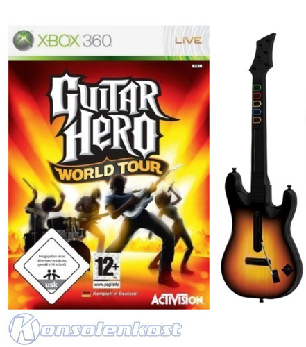 Microsoft xbox 360 guitar - xbox,