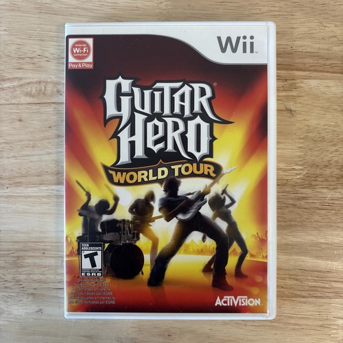 Nintendo wii game guitar - wii, hero