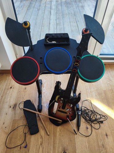 Wii guitar hero world - tour, set