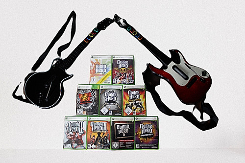 Xbox 360 guitar - xbox,
